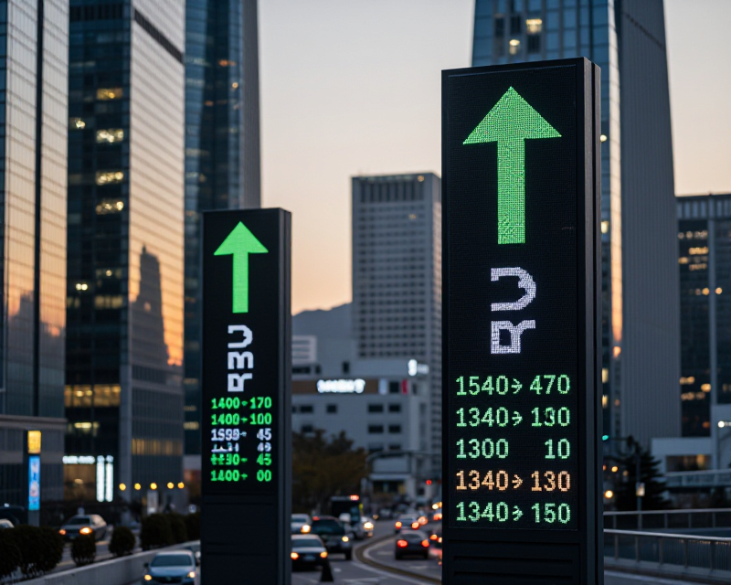 Yeouido Financial District at Dusk