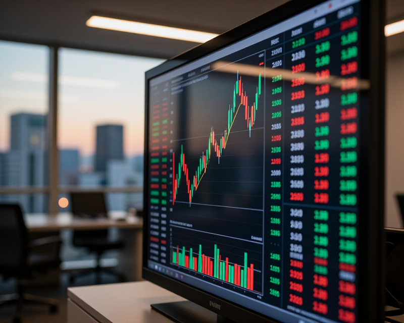 Stock Market Analysis Concept