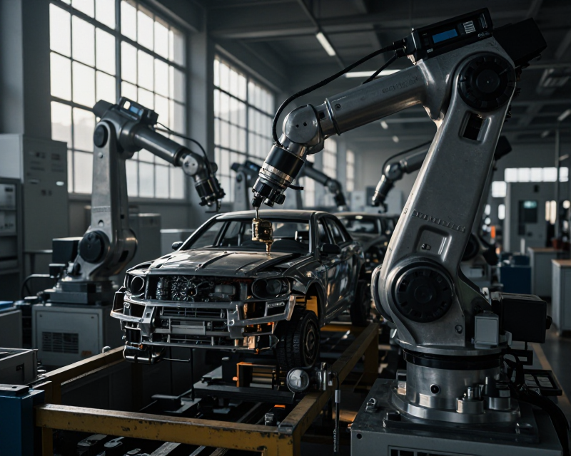 Silent Industrial Assembly Line