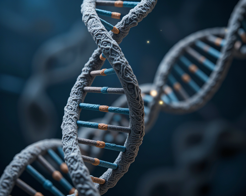 Symbolic DNA mutation under radiation