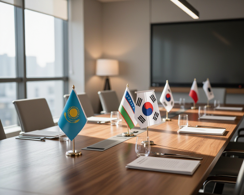 Diplomatic Summit Atmosphere