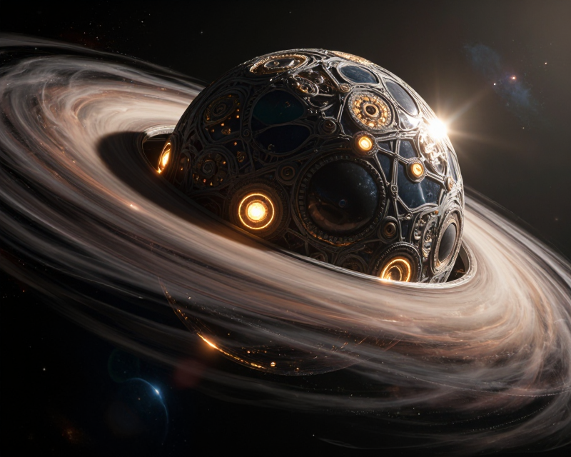 Dyson Sphere around Black Hole
