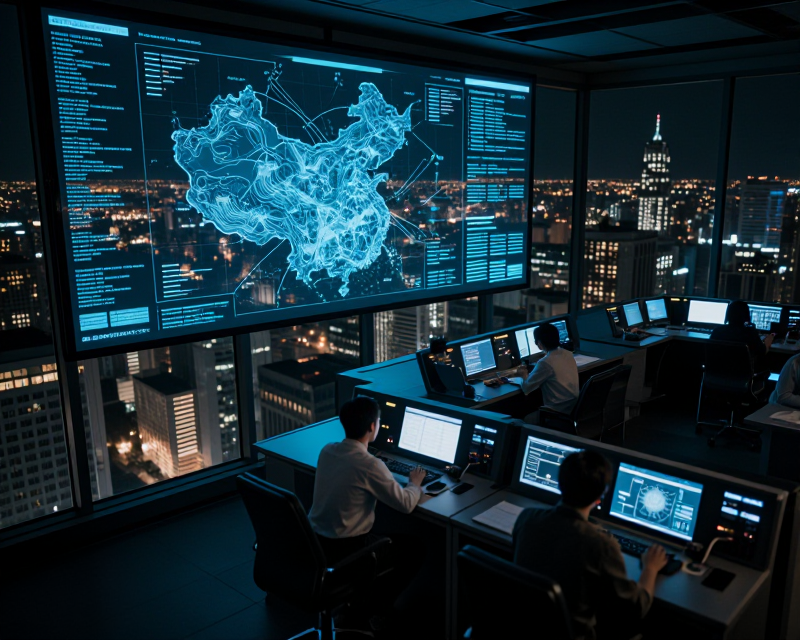 Digital Surveillance Concept