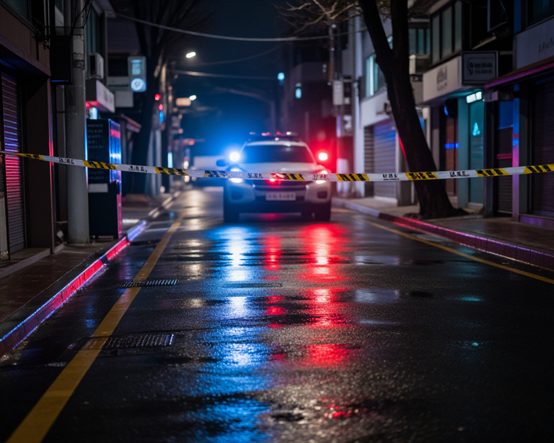 Seoul Urban Night Aftermath