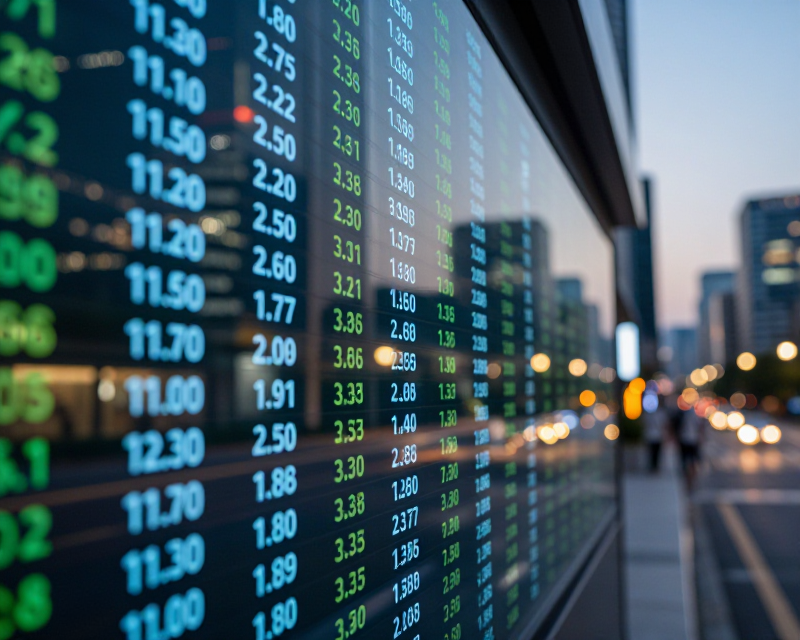 Stock Market Digital Display