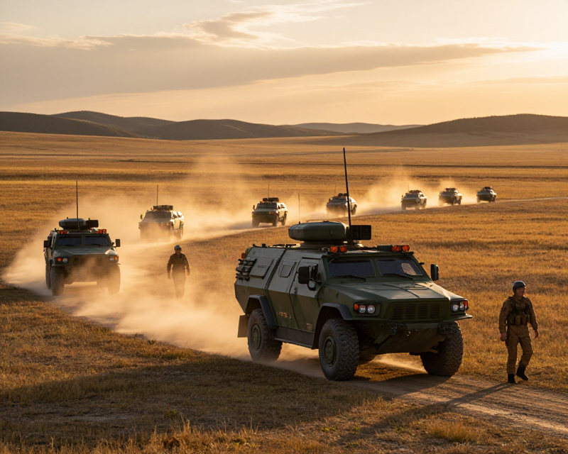 Peacekeeping Forces in Mongolian Steppe