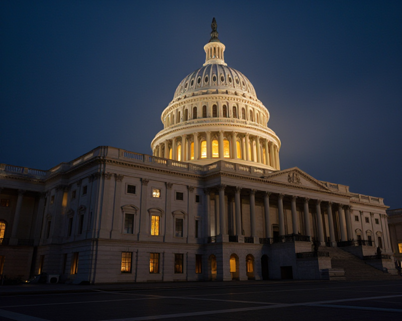 US Capitol at Twilight